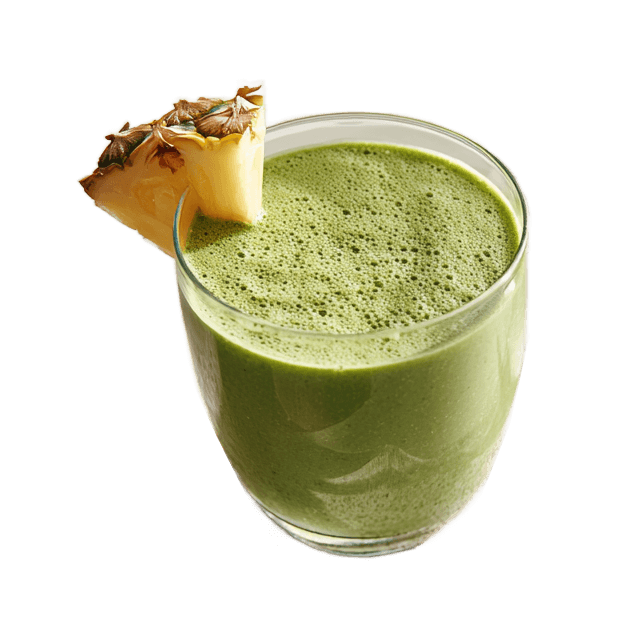 Zielone smoothie ananas, jabłko, szpinak