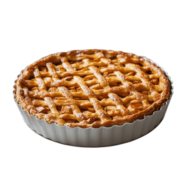 Tarta z jabłkami z kratką