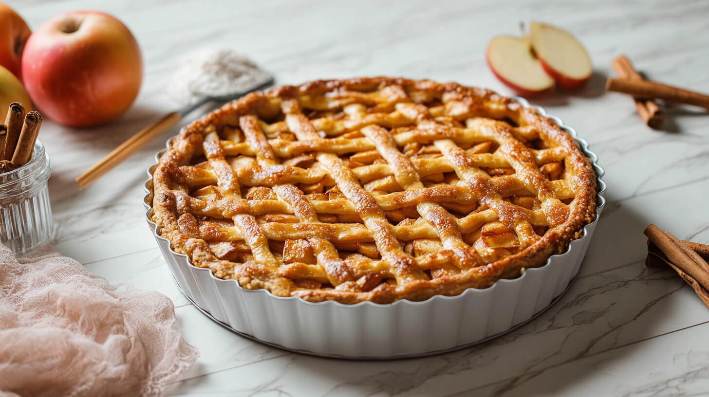 Fit tarta z jabłkami