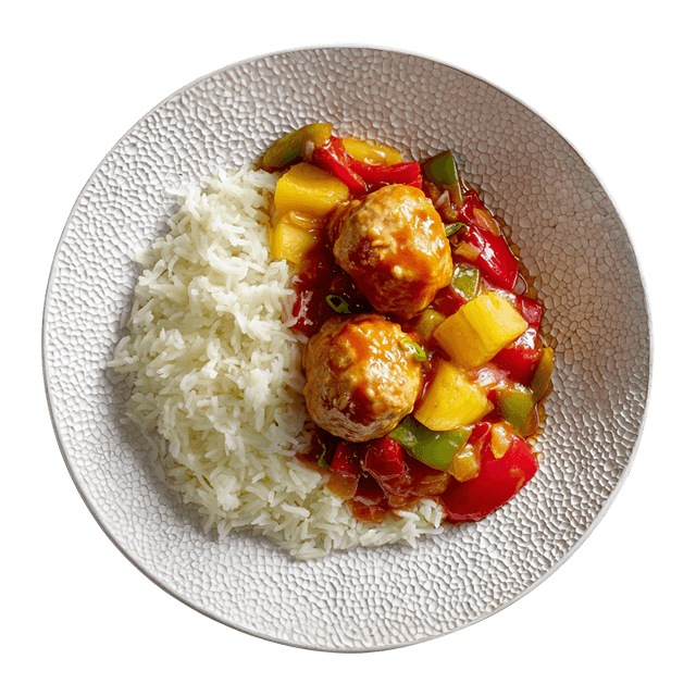 Pulpety w sosie słodko kwaśnym