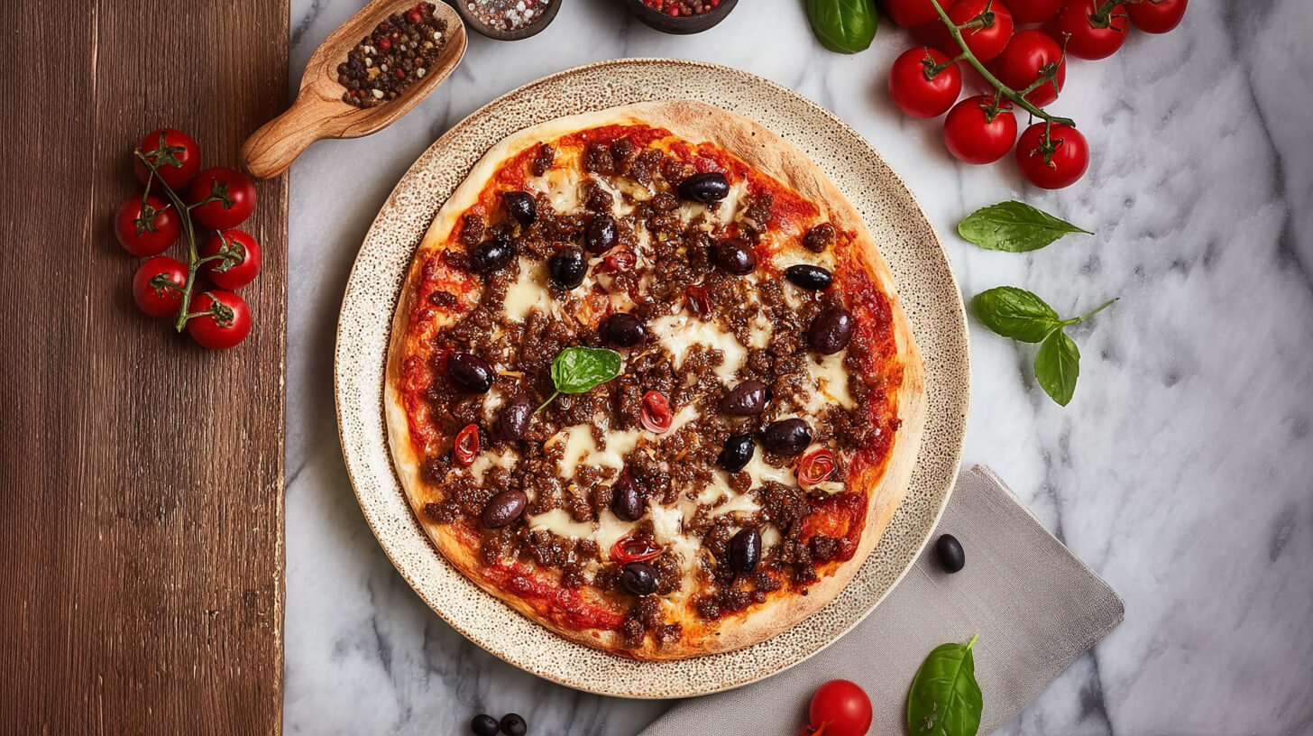 Pizza z mięsem