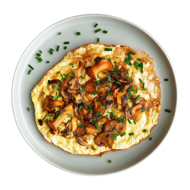 Omlet z kurkami