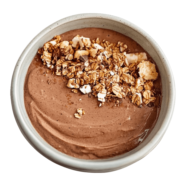 Czekoladowe smoothie bowl z awokado