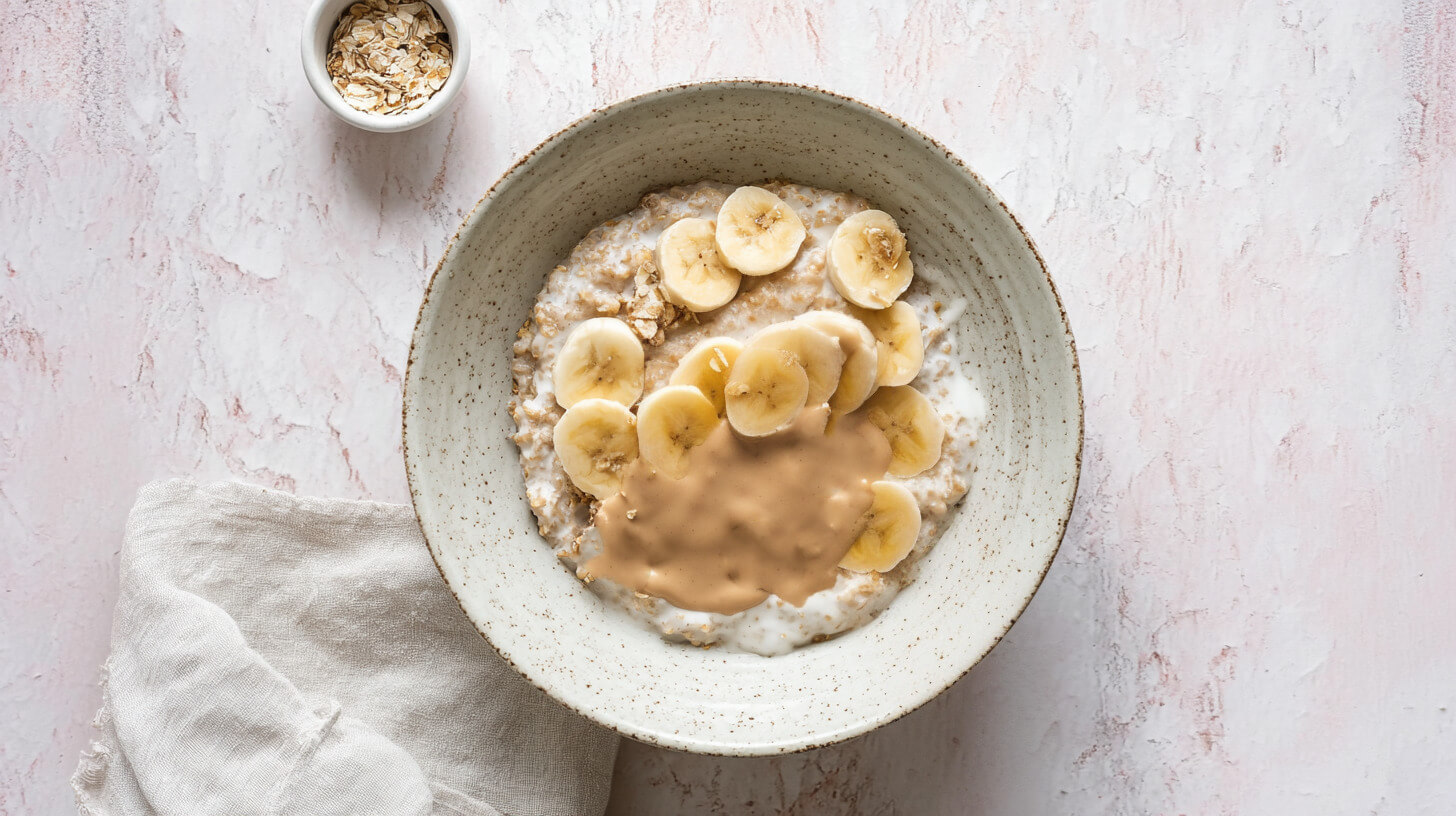 Gryczanka z bananem i tahini