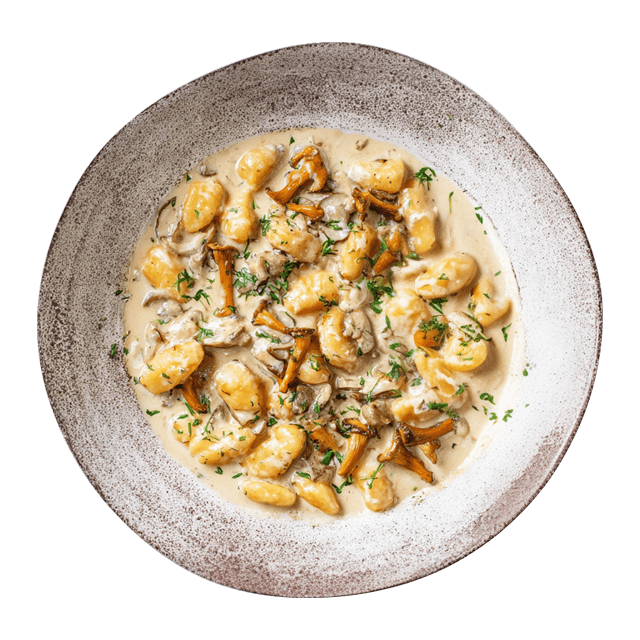 Gnocchi z kurkami
