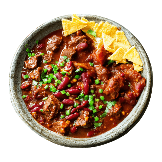 Chili con carne z czerwoną fasolą i gorzką czekoladą