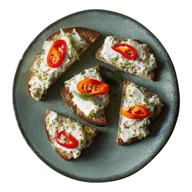 Kanapka z pastą z makreli i jajek