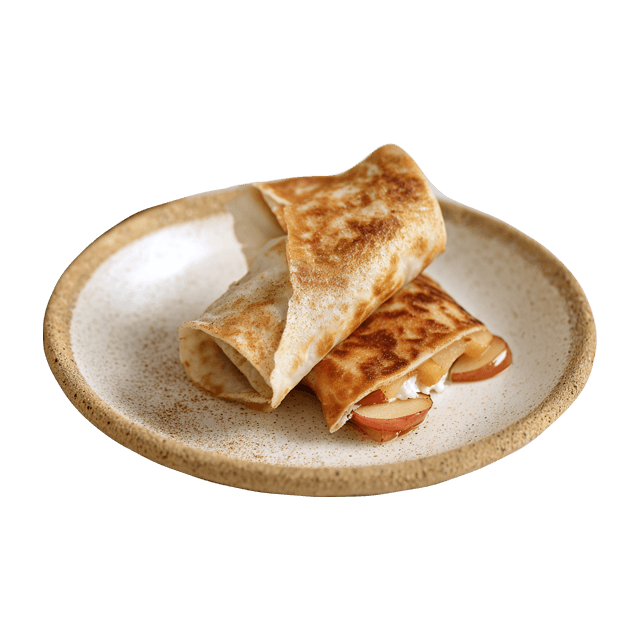 Chrupiący wrap a la szarlotka