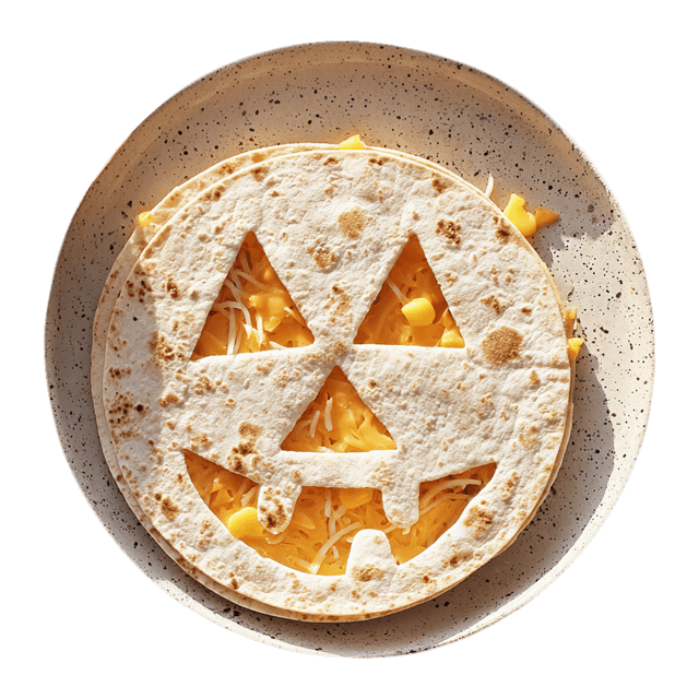 Halloweenowa quesadilla