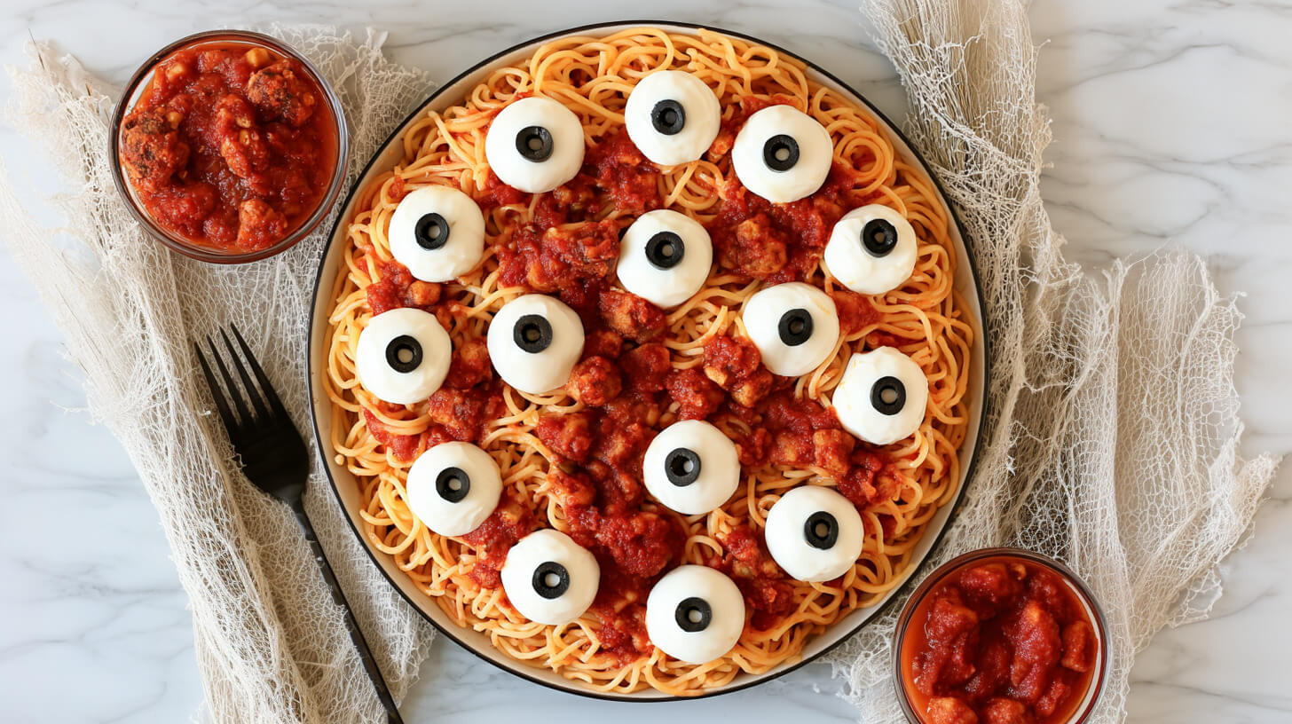 Makaron z oczami