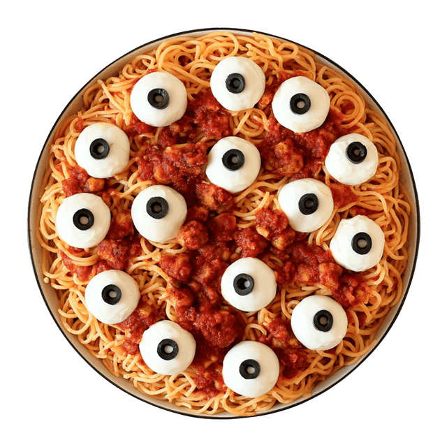 Makaron z oczami