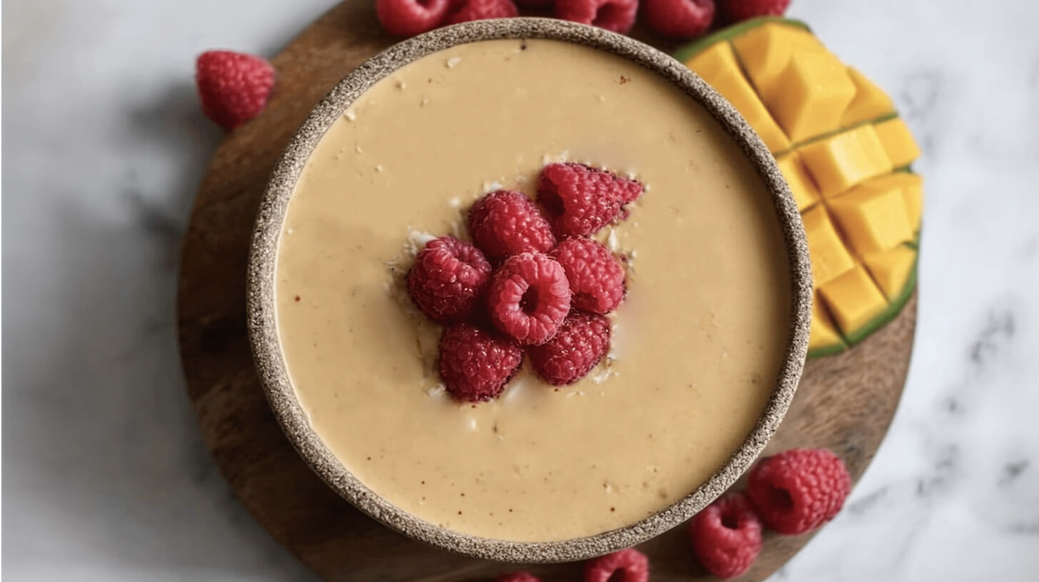 Waniliowo-czekoladowy smoothie bowl