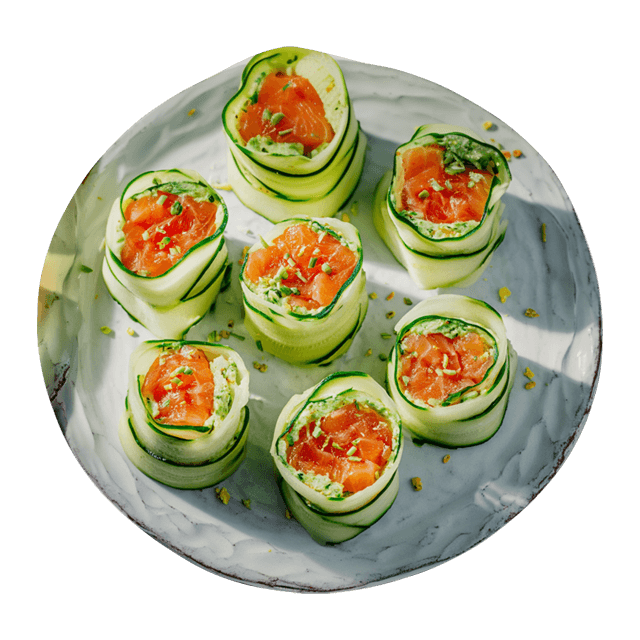 Niskowęglowodanowe sushi