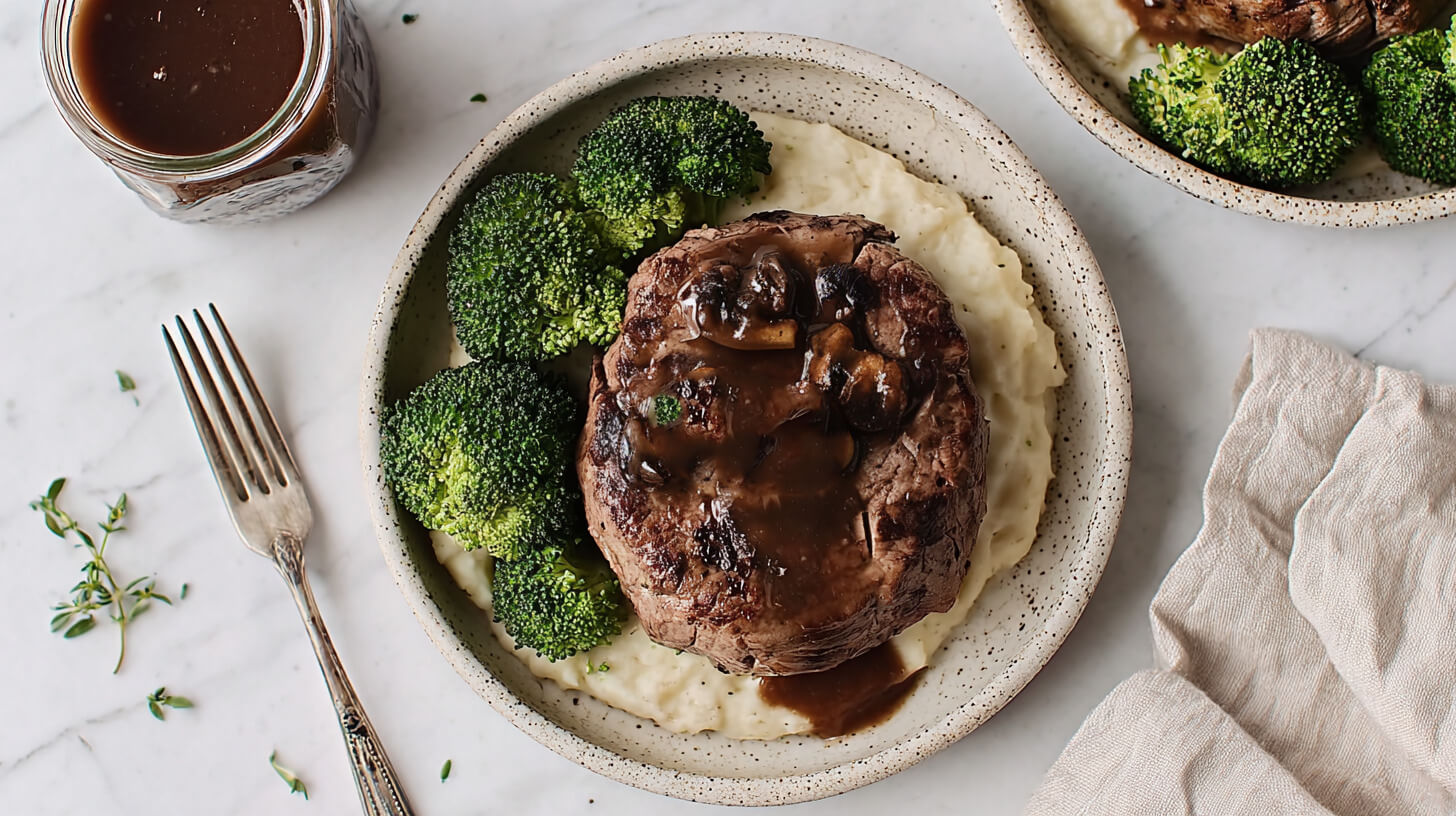 Polędwica wołowa z sosem balsamicznym