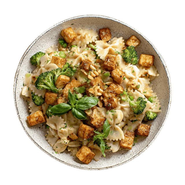 Sałatka z halloumi i makaronem