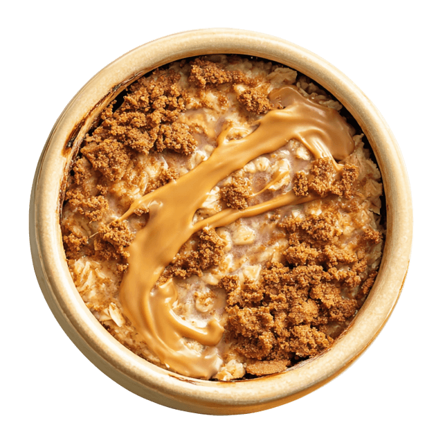 Pieczona owsianka z kremem Lotus