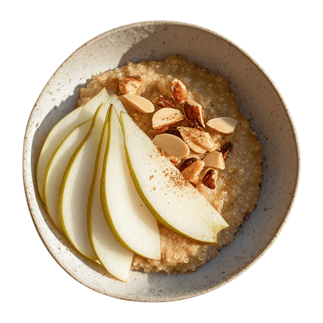 Pierniczkowa jaglanka z gruszką