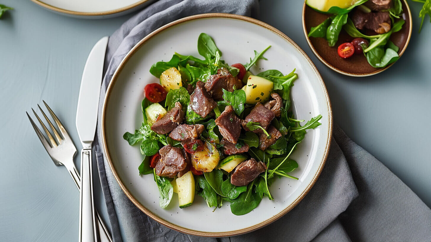 Sałatka z wątróbką