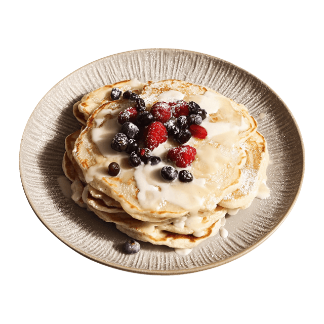 Bezglutenowe placki z sosem jogurtowo-cytrynowym