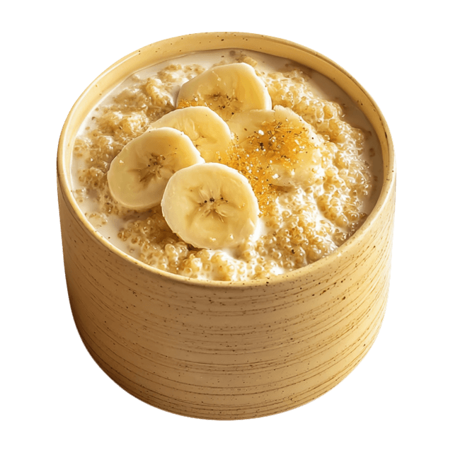 Kuskus na słodko z jogurtem i bananem