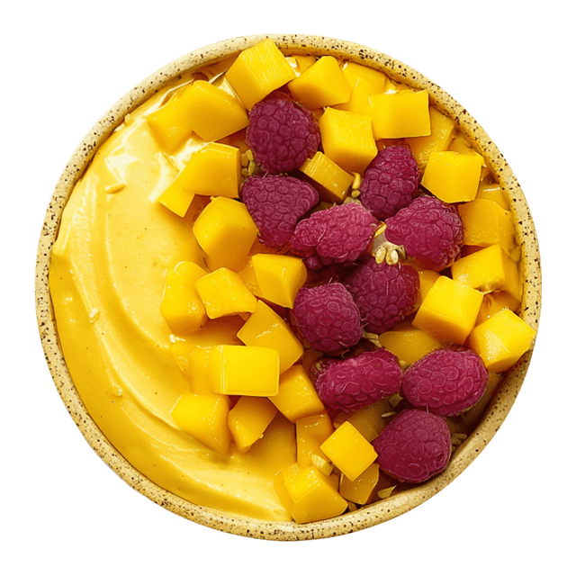 Smoothie bowl z płatkami jaglanymi
