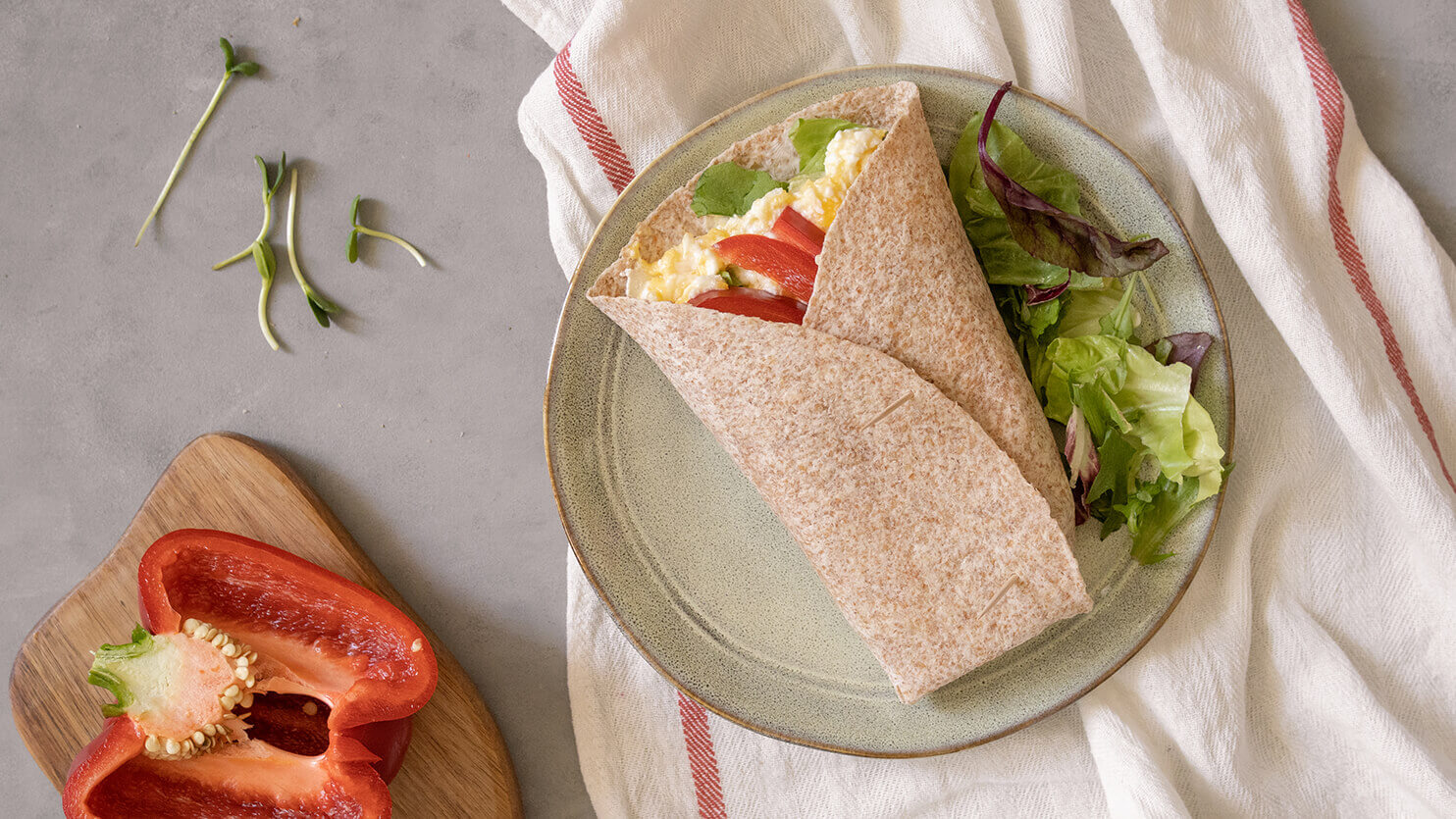 Tortilla z jajecznicą