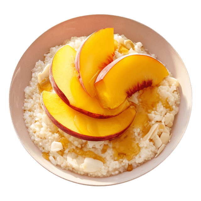 Pudding z kaszy kuskus z nektarynką