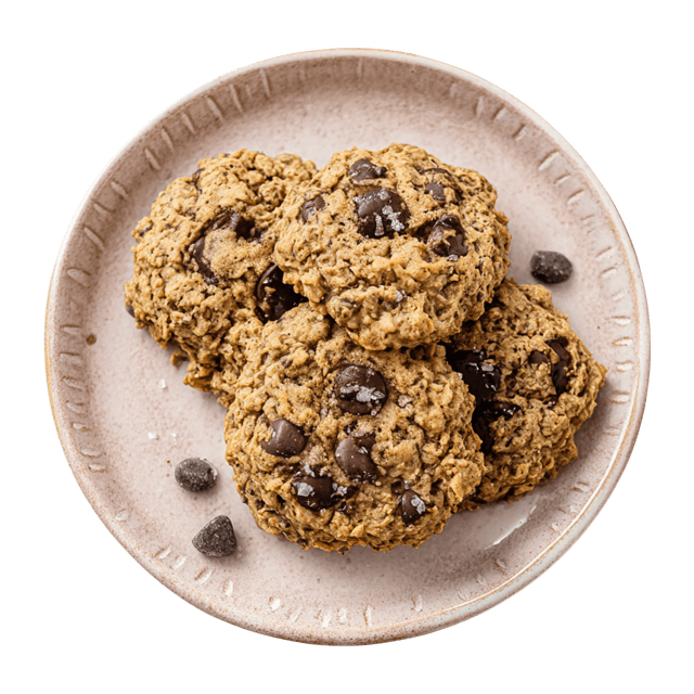 Ciasteczka owsiane z czekoladą