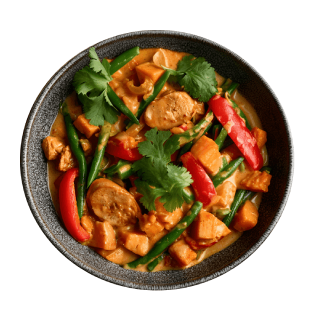 Leczo curry z kiełbaskami